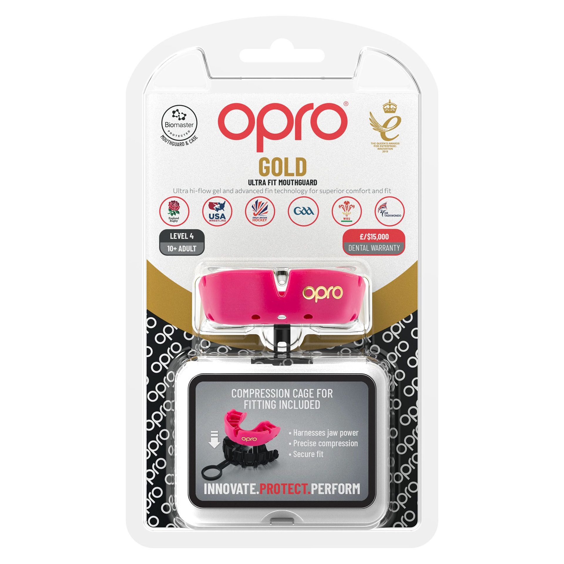 UFC OPRO Gold Pink Mund- und Zahnschutz (OPRO GOLD PINK) UFC OPRO Gold Pink Mund- und Zahnschutz (OPRO GOLD PINK)