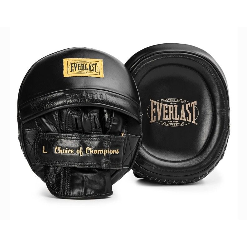 Everlast Schlagpolster - 1910 Pro Leather Speed Focus Mitts - Braun Everlast Schlagpolster - 1910 Pro Leather Speed Focus Mitts - Braun