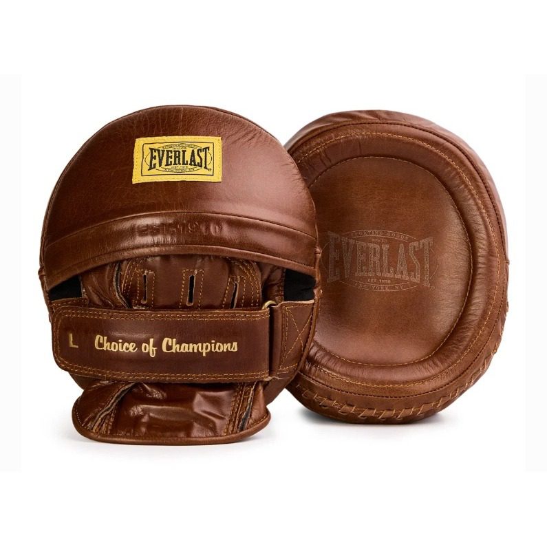 Everlast Schlagpolster - 1910 Pro Leather Speed Focus Mitts - Braun Everlast Schlagpolster - 1910 Pro Leather Speed Focus Mitts - Braun