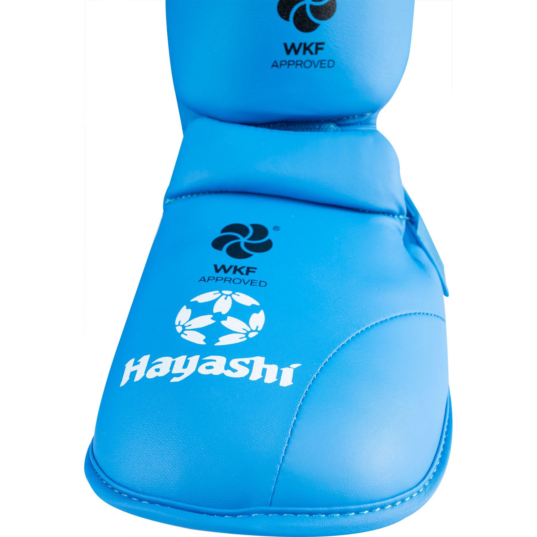 Hayashi Schienbein- und Spannschutz - WKF - Blau Hayashi Schienbein- und Spannschutz - WKF - Blau
