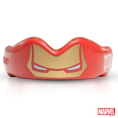 SAFEJAWZ Mund- und Zahnschutz - Extro Marvel Iron Man - Rot / Gold