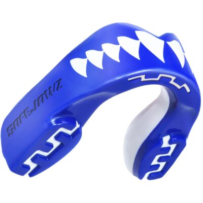 SAFEJAWZ Mund- und Zahnschutz - Extro Shark - Blau / Weiß