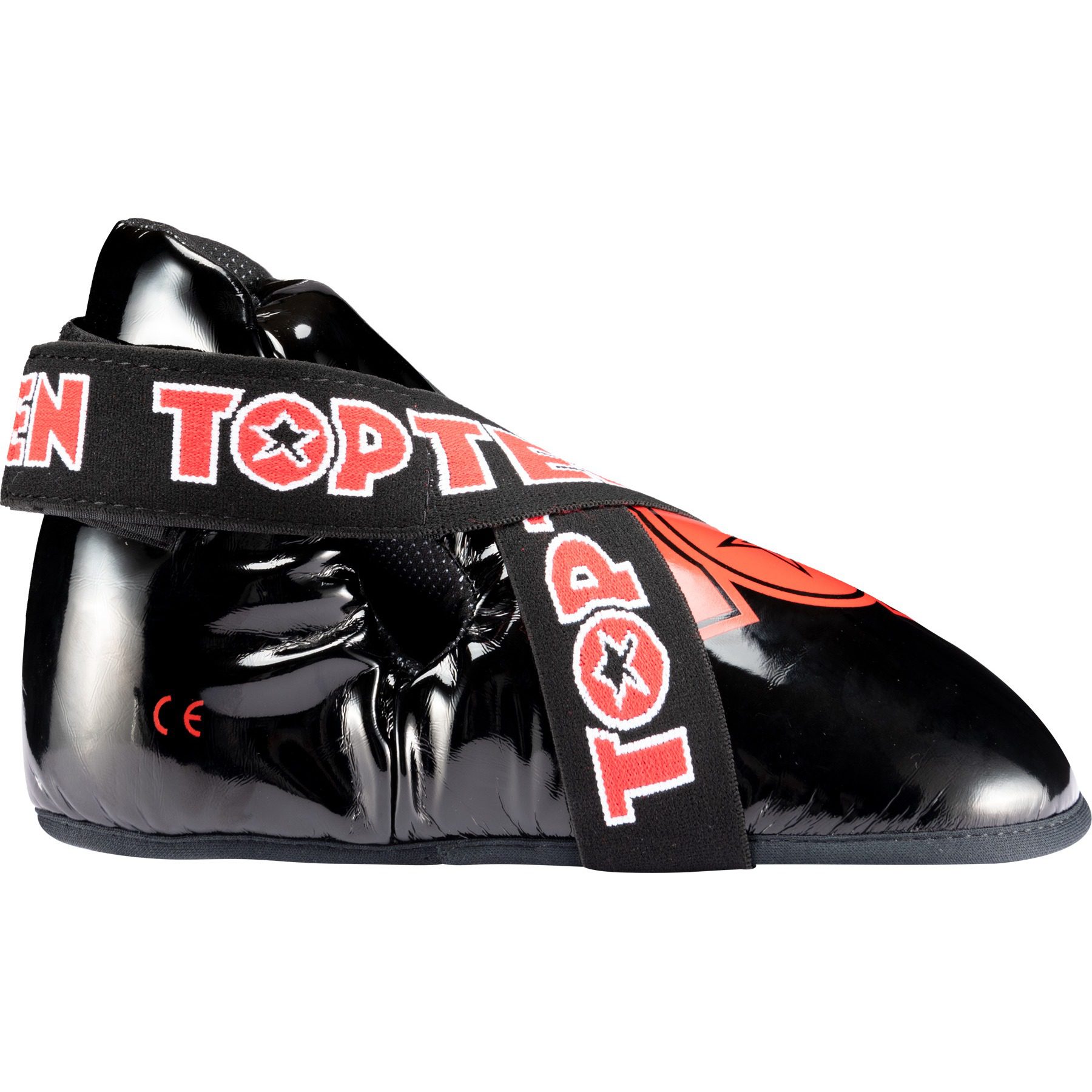 TOP TEN Fußschutz - SuperLight - Schwarz / Rot TOP TEN Fußschutz - SuperLight - Schwarz / Rot