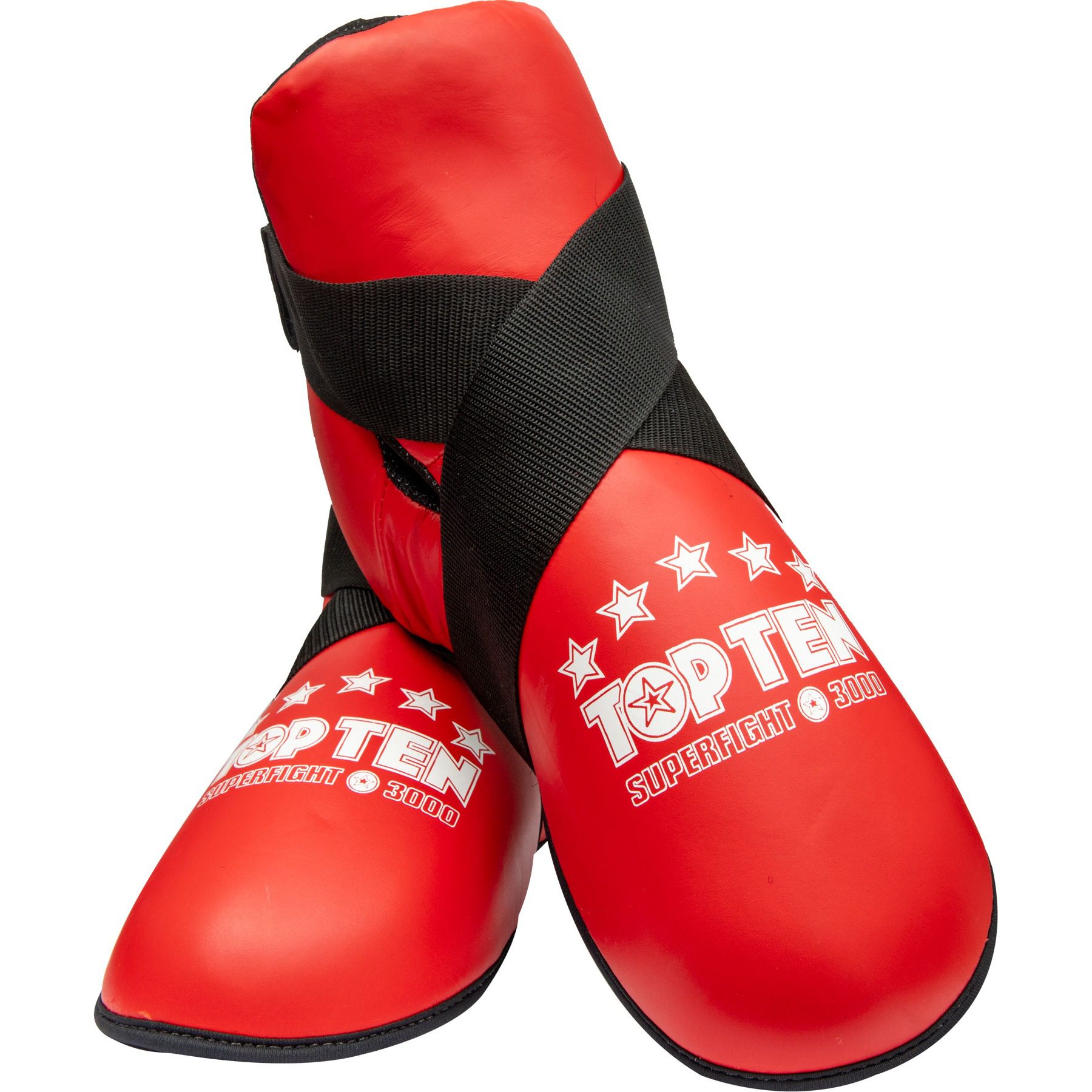 TOP TEN Point Fighting Fußschutz - Superfight 3000 - Rot