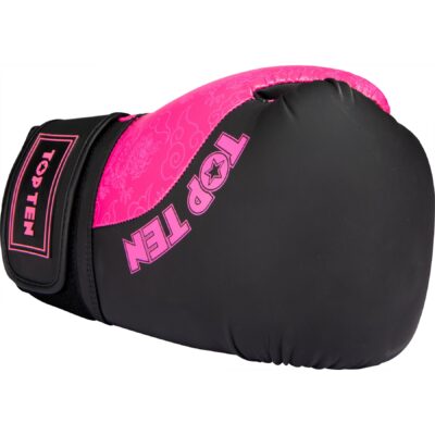 TOP TEN Boxhandschuhe - Dragon - Schwarz / Rosa