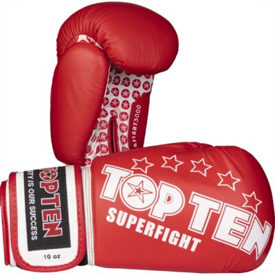 TOP TEN Boxhandschuhe - Superfight 3000 - Rot