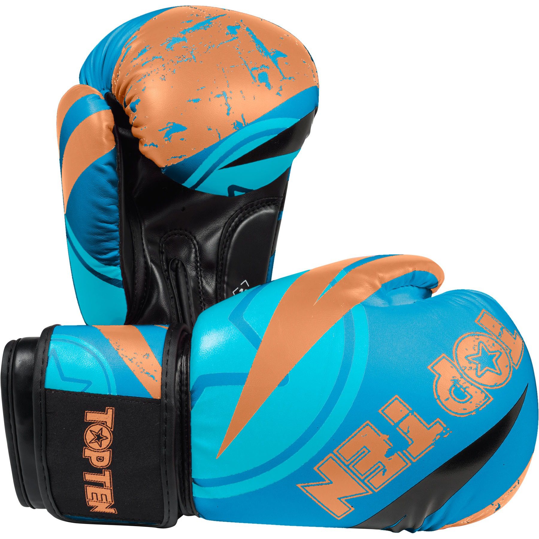 TOP TEN Boxhandschuhe - Urban Arts - Blau / Orange