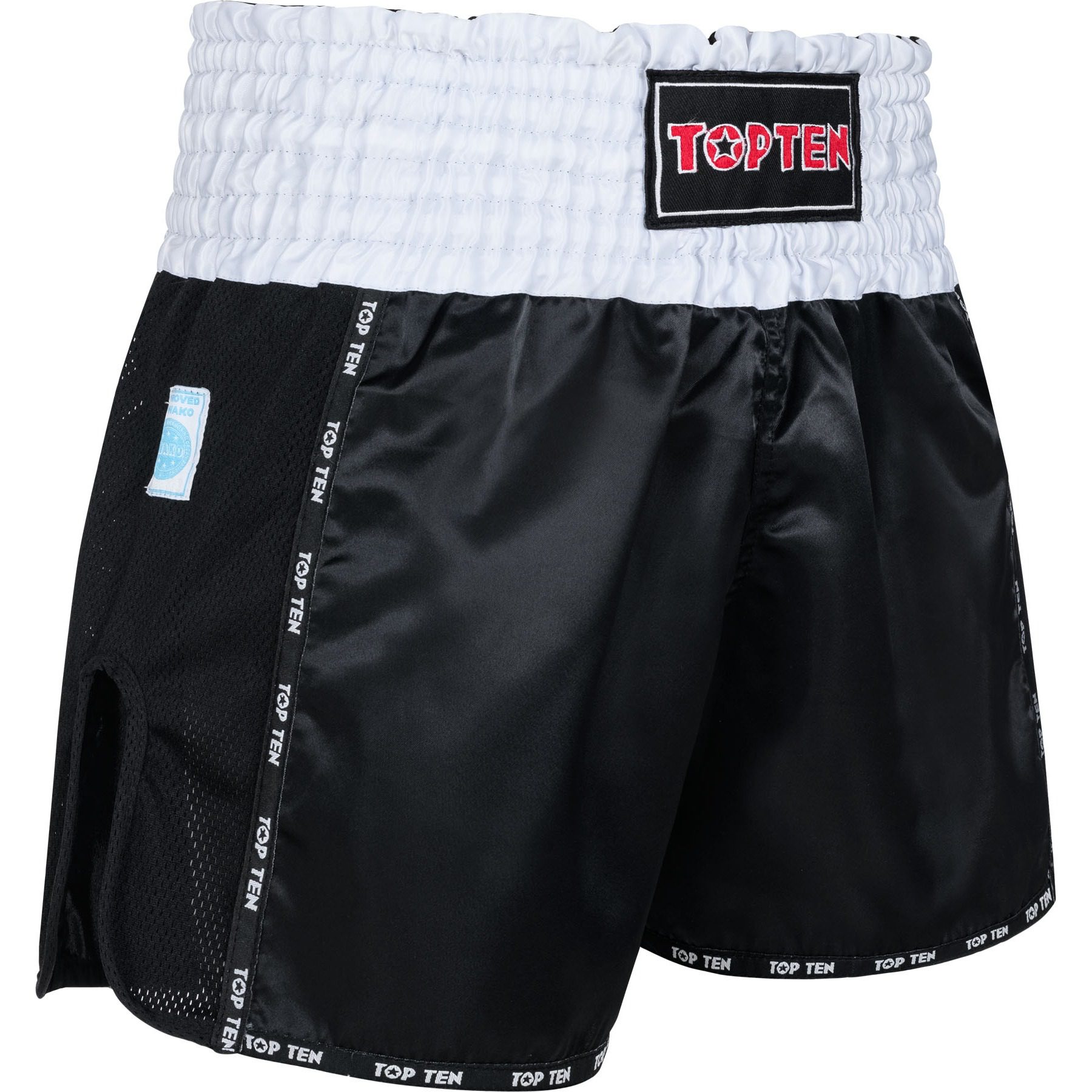 TOP TEN Kickbox-Shorts - KicksOff WAKO - Schwarz