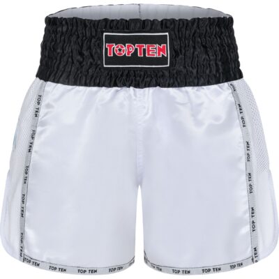 TOP TEN Muay-Thai-Shorts - KicksOff - Weiß