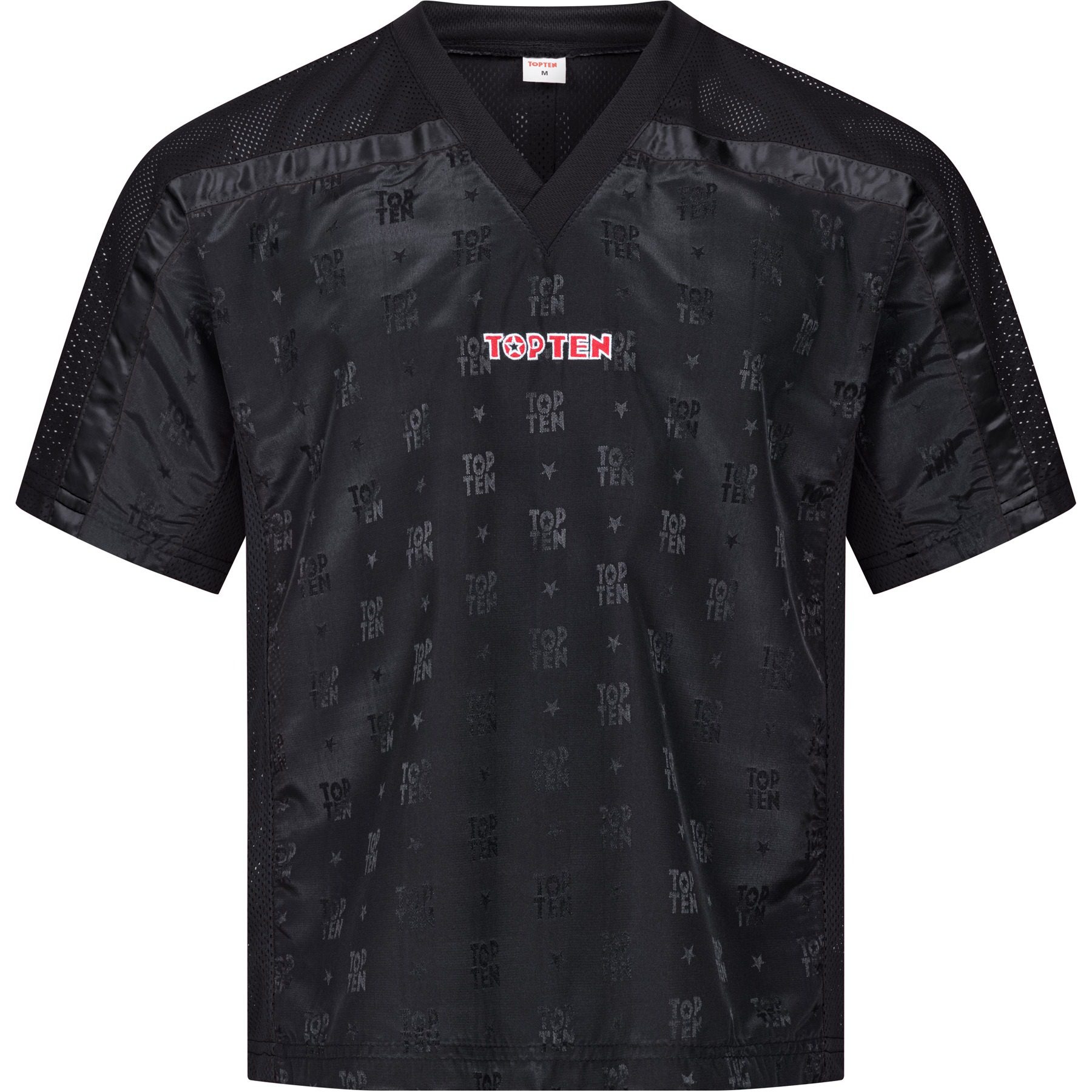 TOP TEN T-Shirt - Mesh - Schwarz