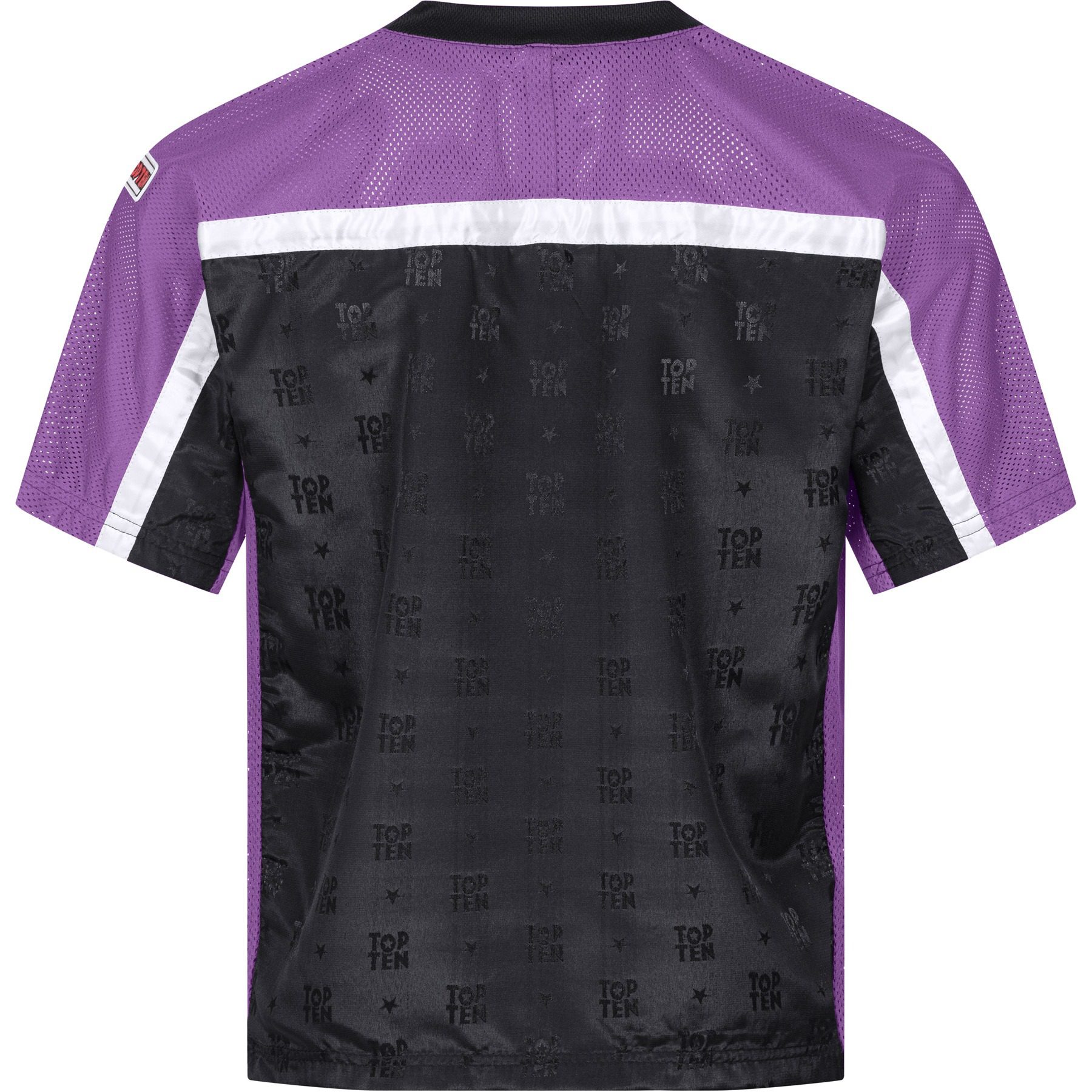 TOP TEN T-Shirt - Mesh - Schwarz / Lila TOP TEN T-Shirt - Mesh - Schwarz / Lila