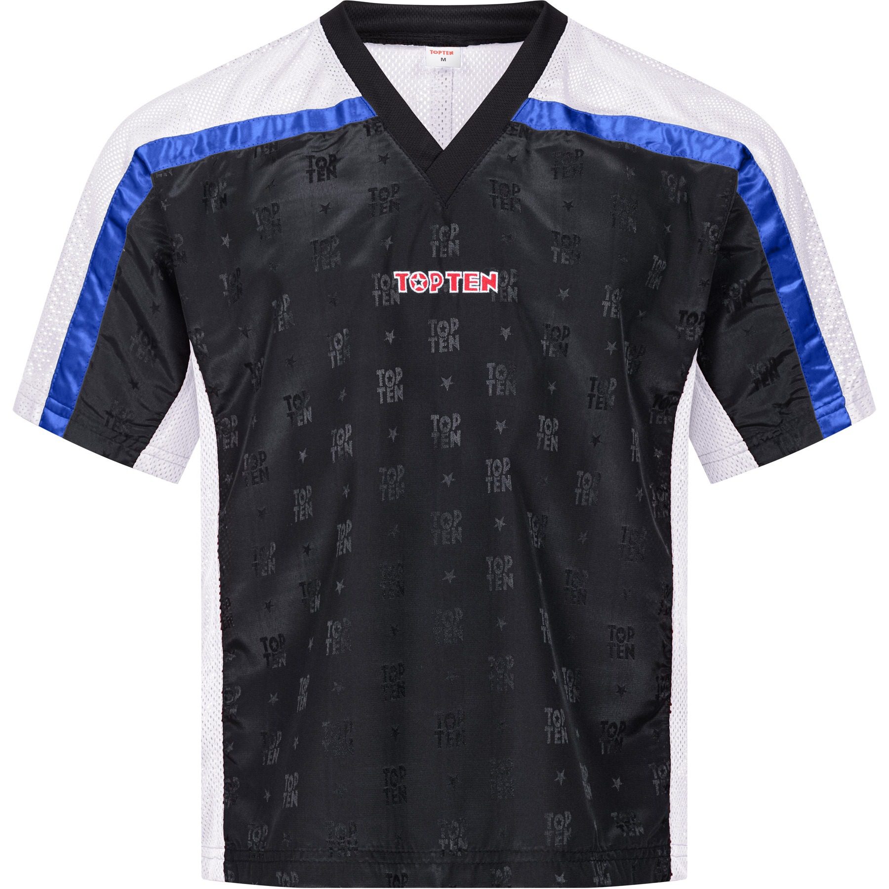 TOP TEN T-Shirt - Mesh - Weiß / Gold TOP TEN T-Shirt - Mesh - Weiß / Gold