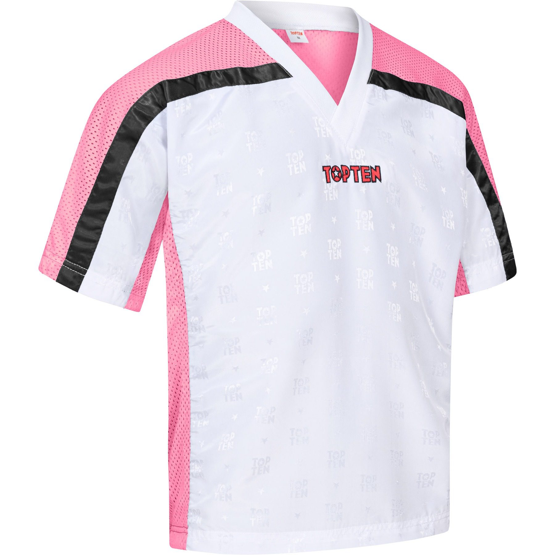 TOP TEN T-Shirt - Mesh - Weiß / Rosa TOP TEN T-Shirt - Mesh - Weiß / Rosa