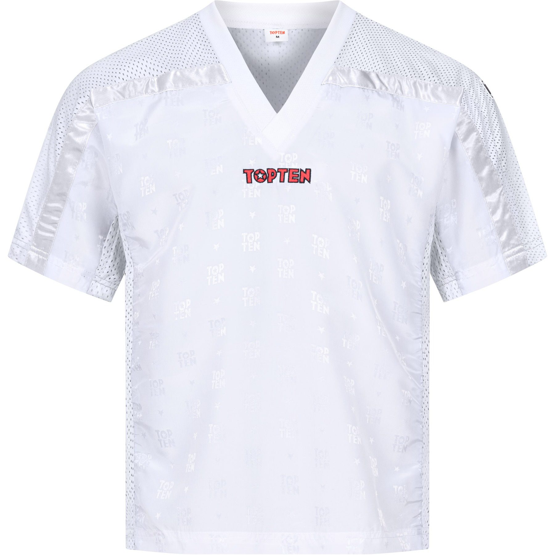 TOP TEN T-Shirt - Mesh - Weiß TOP TEN T-Shirt - Mesh - Weiß