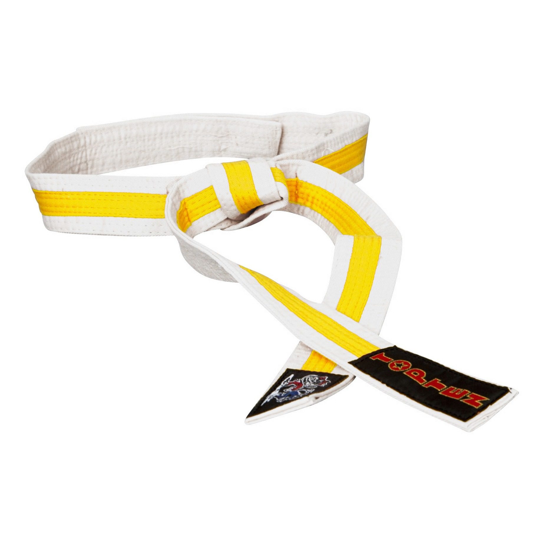 TOP TEN Karate-Gürtel - KAMPFKATZEN - Weiß / Gelb