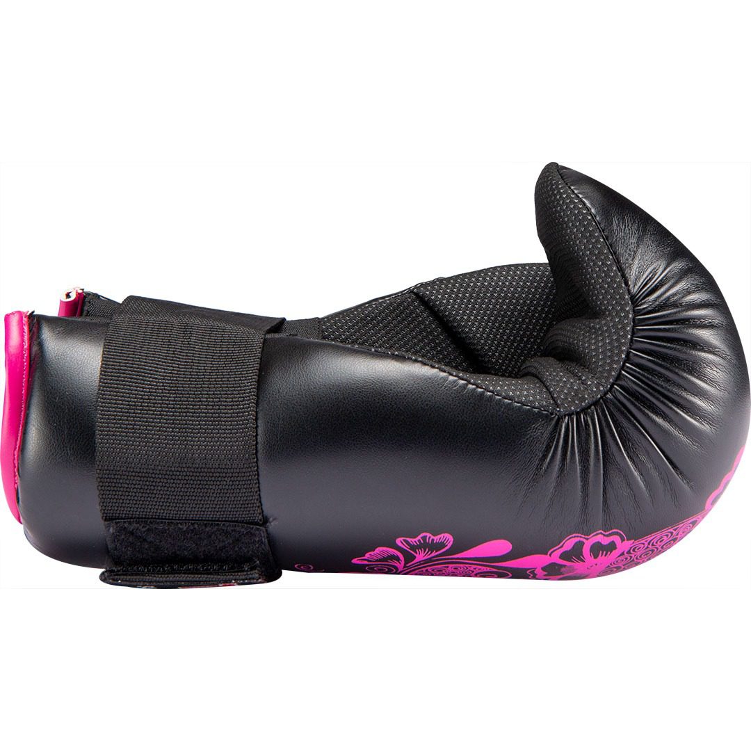 TOP TEN Point Fighting Handschuhe - Flowers - Schwarz / Rosa TOP TEN Point Fighting Handschuhe - Flowers - Schwarz / Rosa