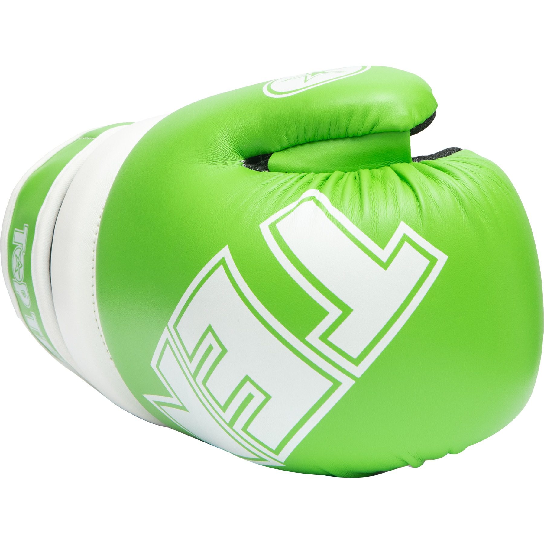 TOP TEN Point Fighting Handschuhe - Glossy Block - Grün / Weiß TOP TEN Point Fighting Handschuhe - Glossy Block - Grün / Weiß