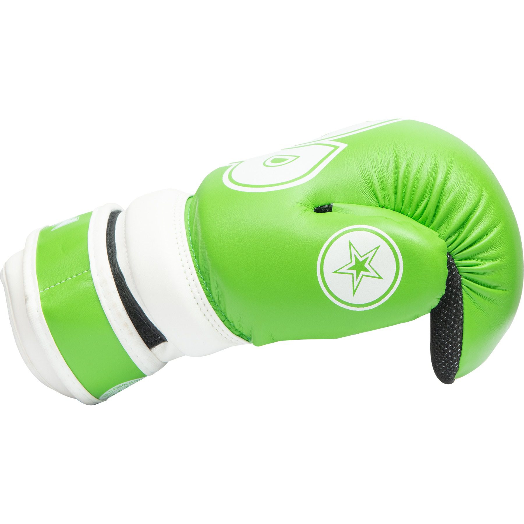 TOP TEN Point Fighting Handschuhe - Glossy Block - Grün / Weiß TOP TEN Point Fighting Handschuhe - Glossy Block - Grün / Weiß
