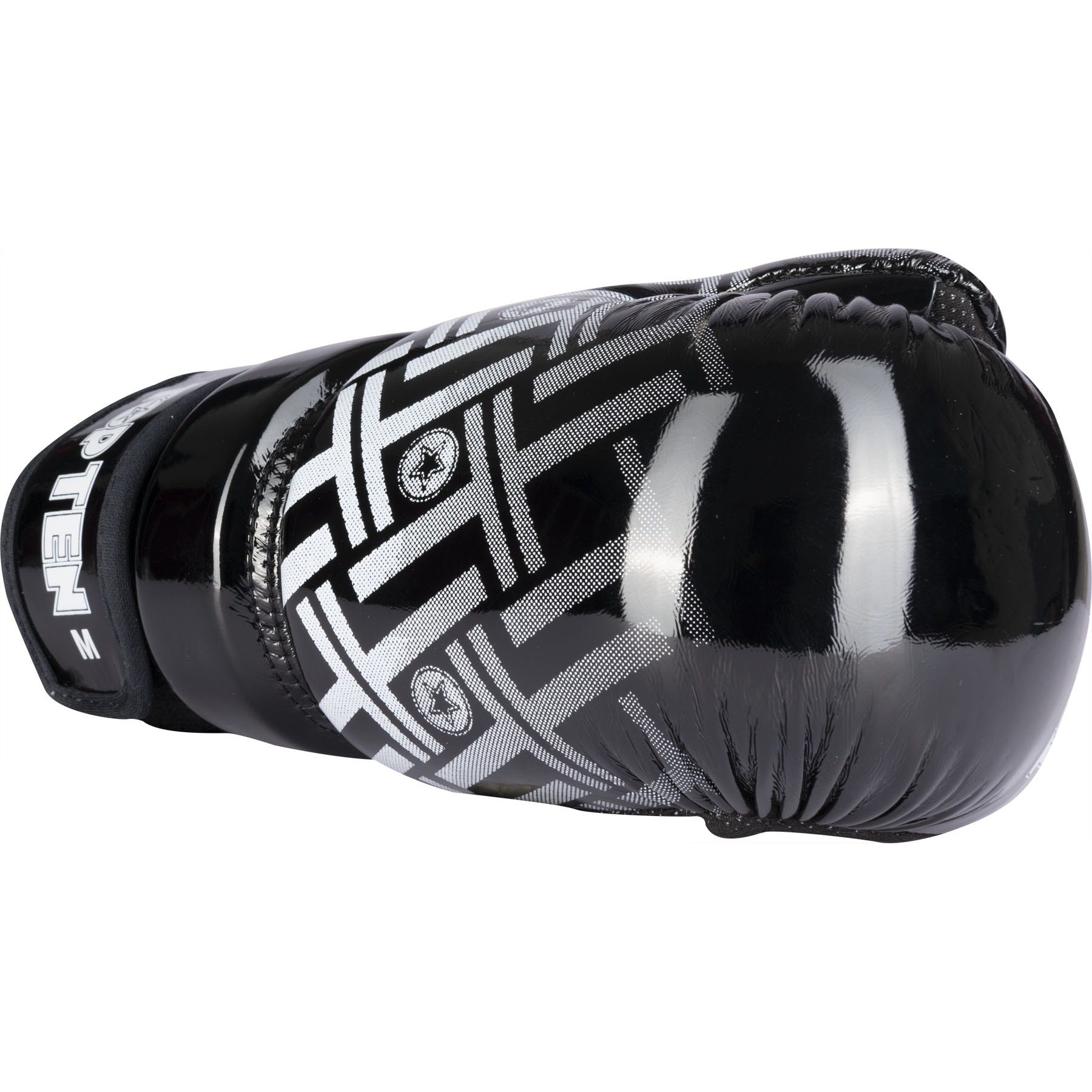 TOP TEN Point Fighting-Handschuhe - Glossy Block PRISM - Schwarz TOP TEN Point Fighting-Handschuhe - Glossy Block PRISM - Schwarz