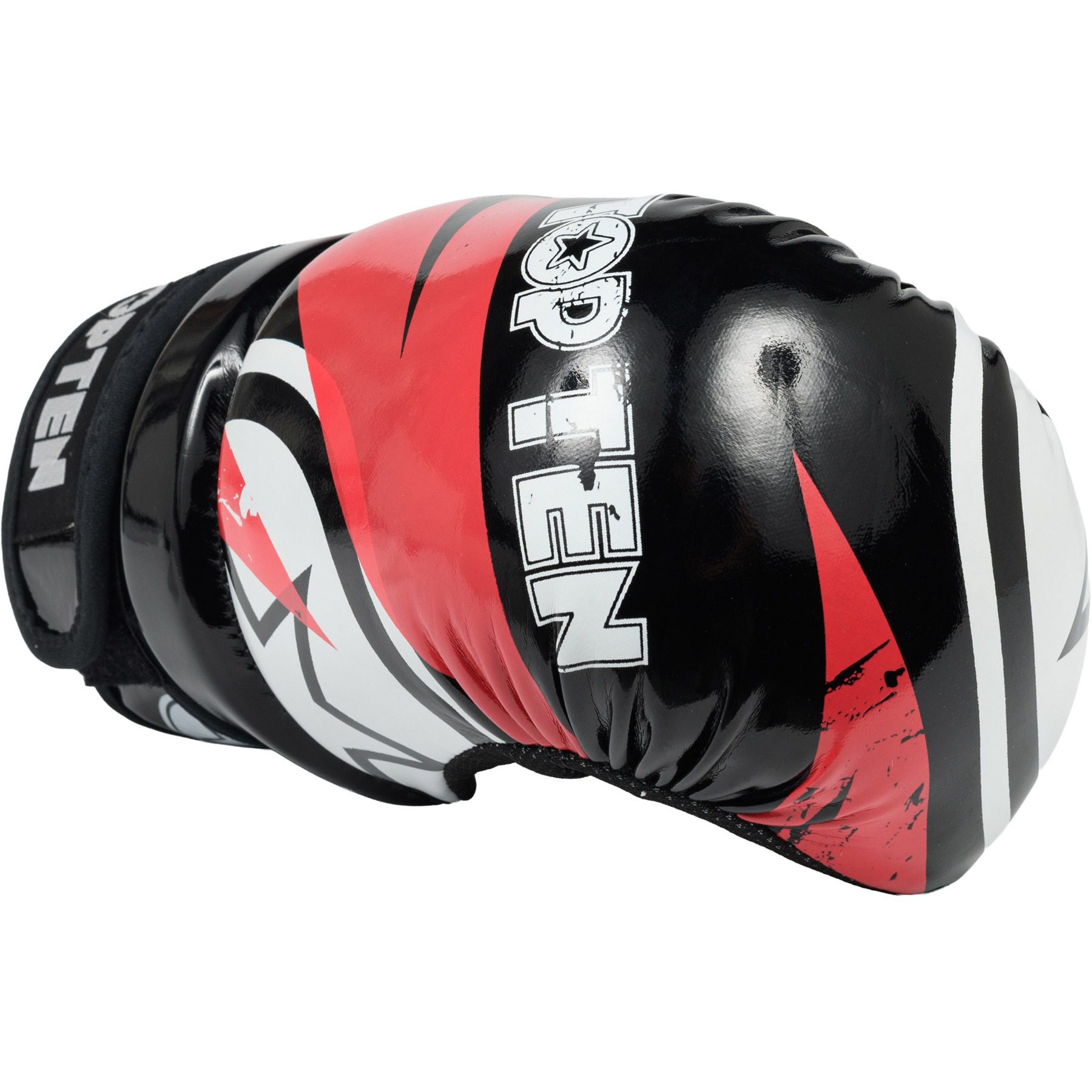TOP TEN Point Fighting Handschuhe - Urban Arts - Schwarz / Rot TOP TEN Point Fighting Handschuhe - Urban Arts - Schwarz / Rot