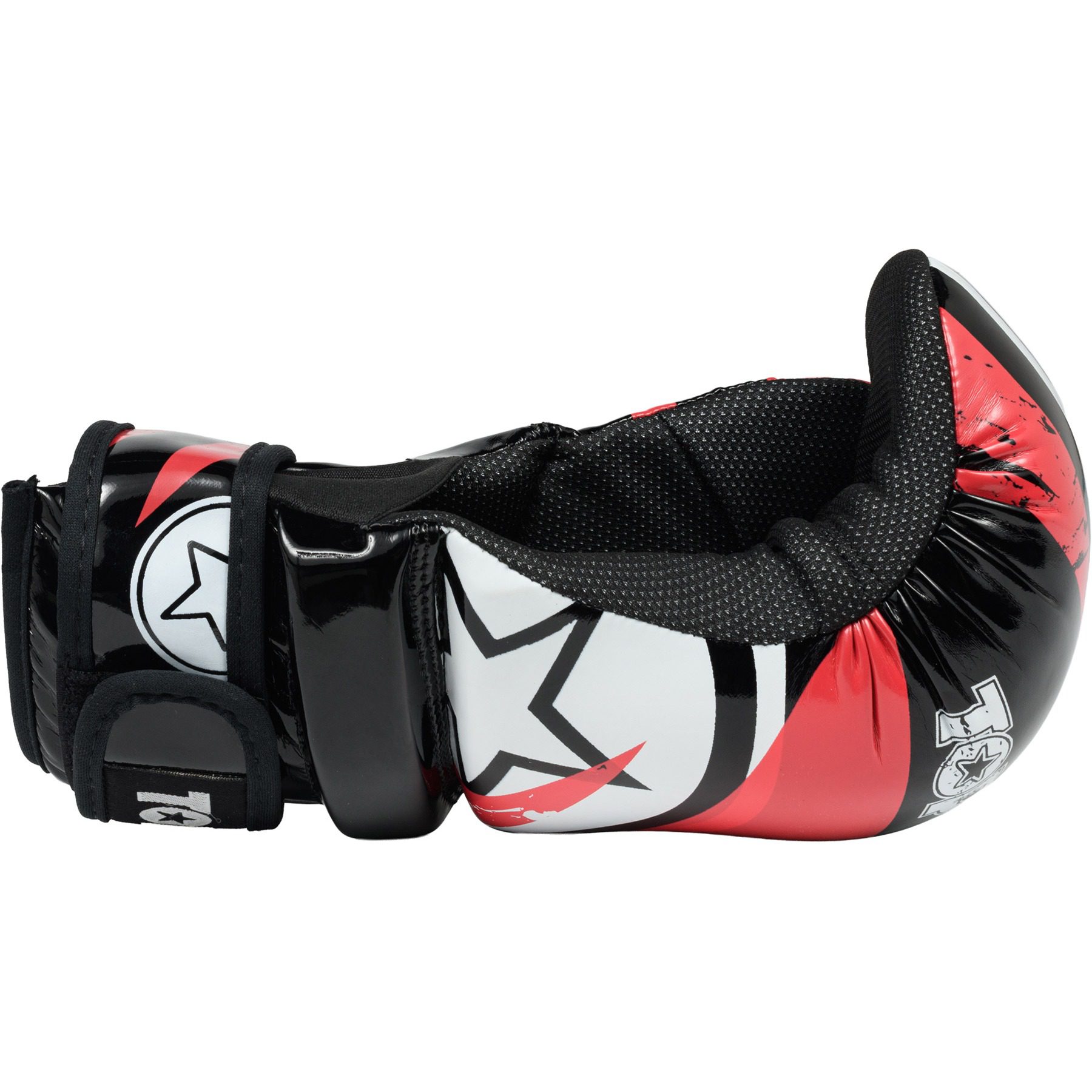 TOP TEN Point Fighting Handschuhe - Urban Arts - Schwarz / Rot TOP TEN Point Fighting Handschuhe - Urban Arts - Schwarz / Rot