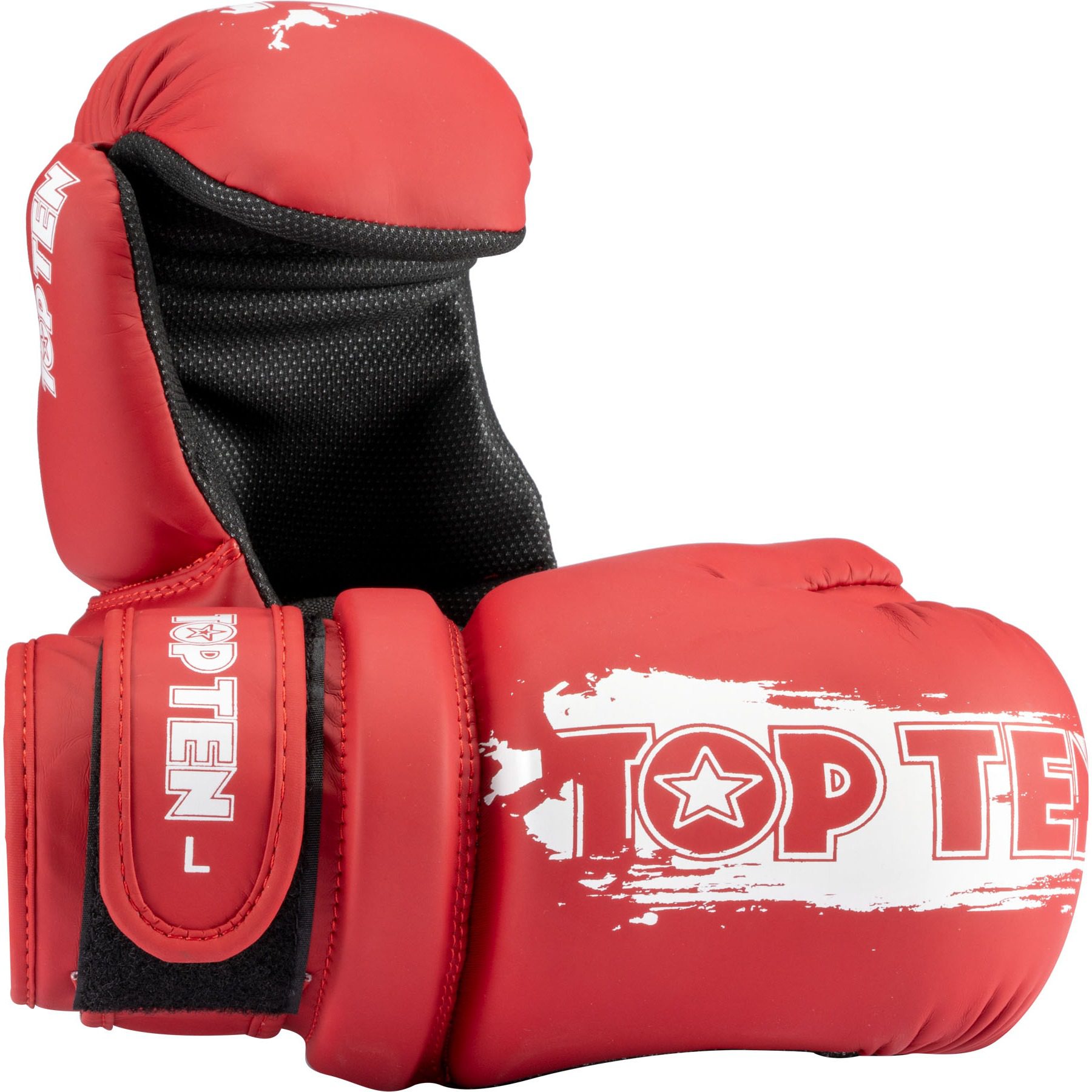 TOP TEN Point Fighting-Handschuhe - Power Ink - Rot