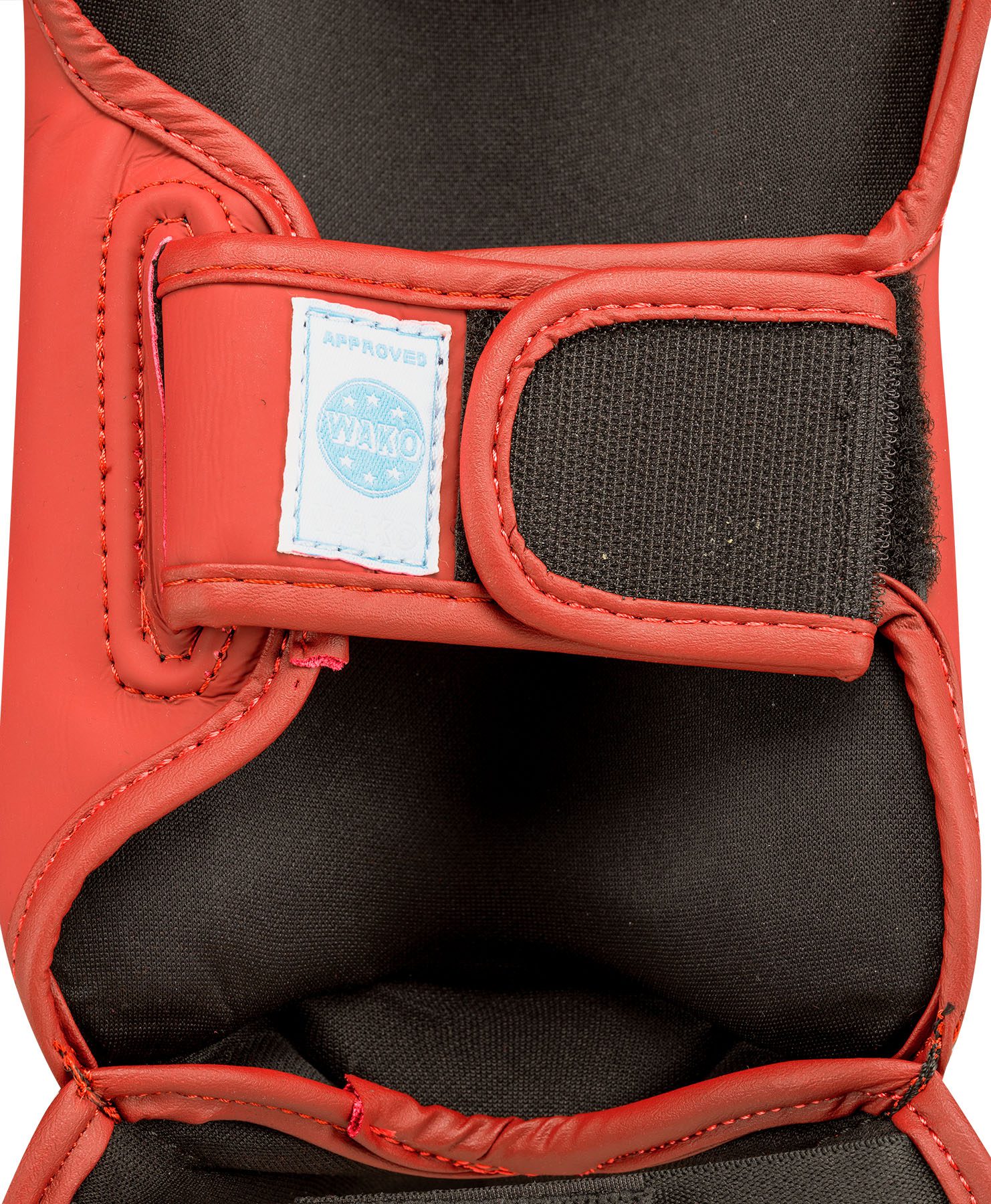 TOP TEN Schienbein- und Spannschutz - WAKO Marks WAKO Approved - Rot TOP TEN Schienbein- und Spannschutz - WAKO Marks WAKO Approved - Rot