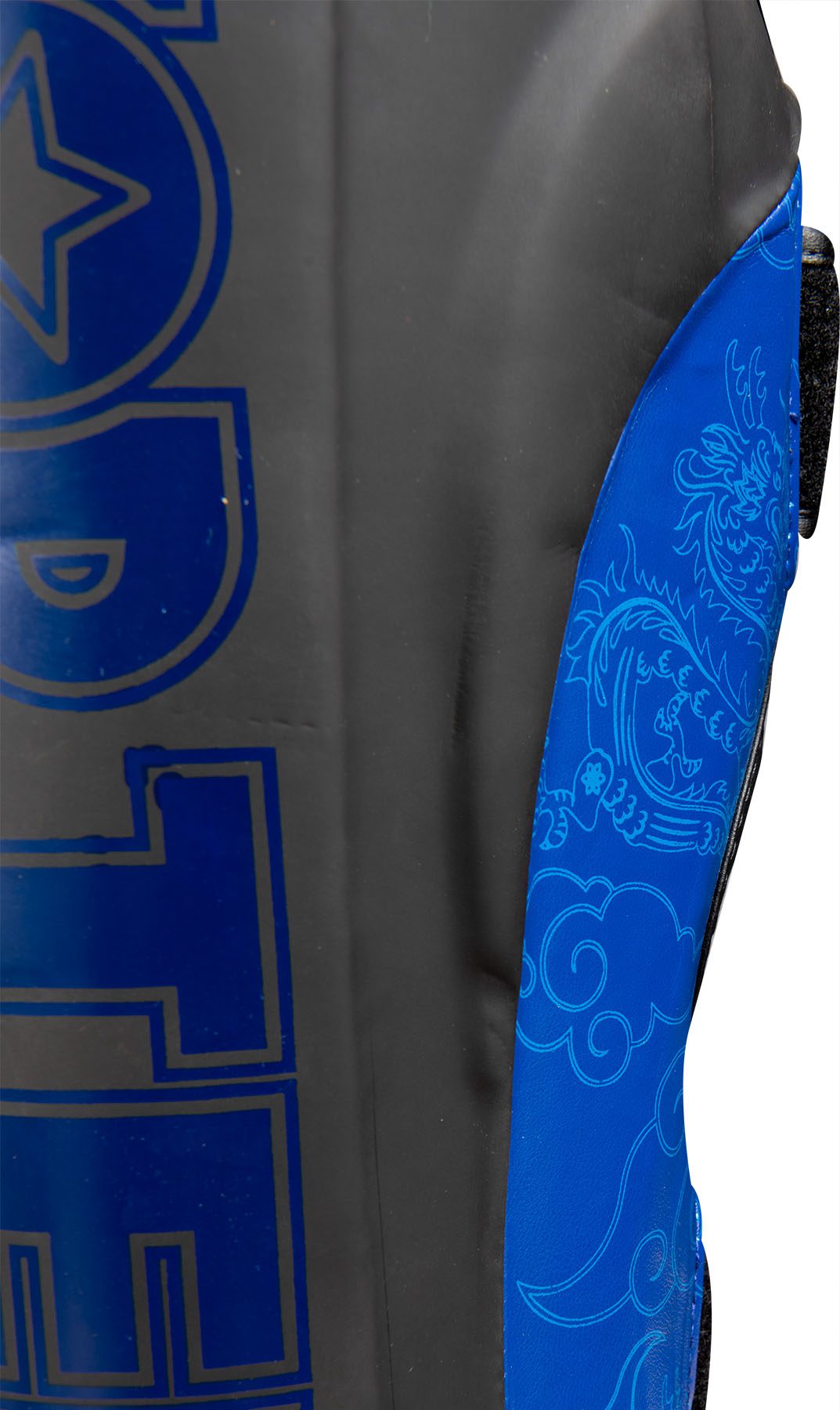 TOP TEN Schienbein- und Spannschutz - Dragon - Schwarz / Blau TOP TEN Schienbein- und Spannschutz - Dragon - Schwarz / Blau
