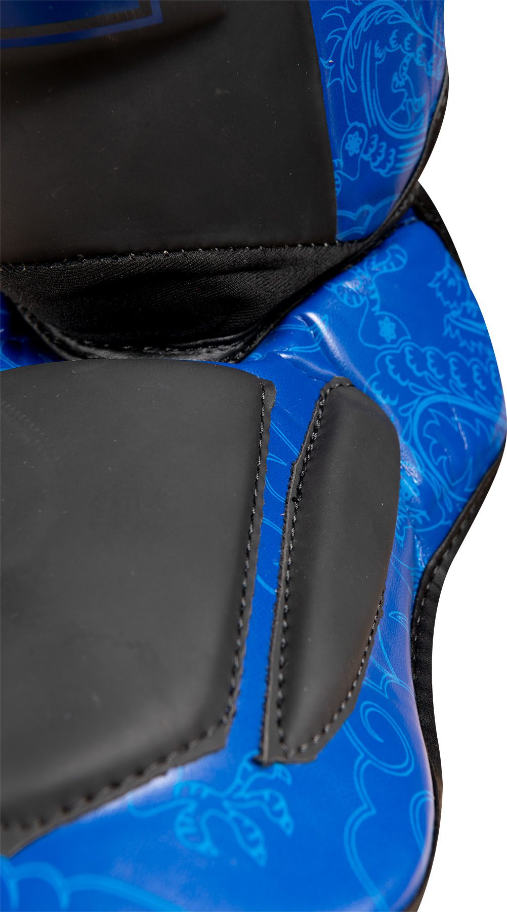 TOP TEN Schienbein- und Spannschutz - Dragon - Schwarz / Blau TOP TEN Schienbein- und Spannschutz - Dragon - Schwarz / Blau