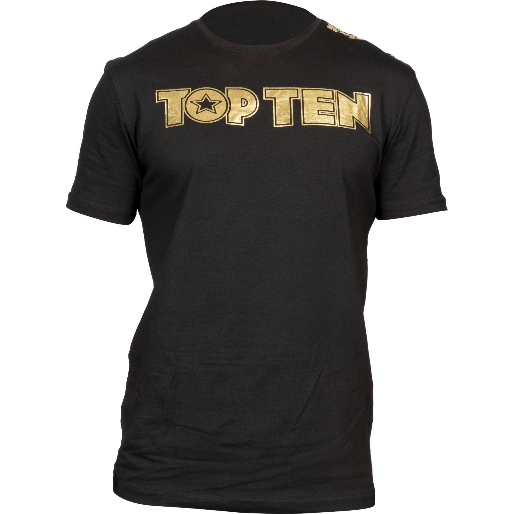 TOP TEN T-Shirt - Athlete - Schwarz / Gold