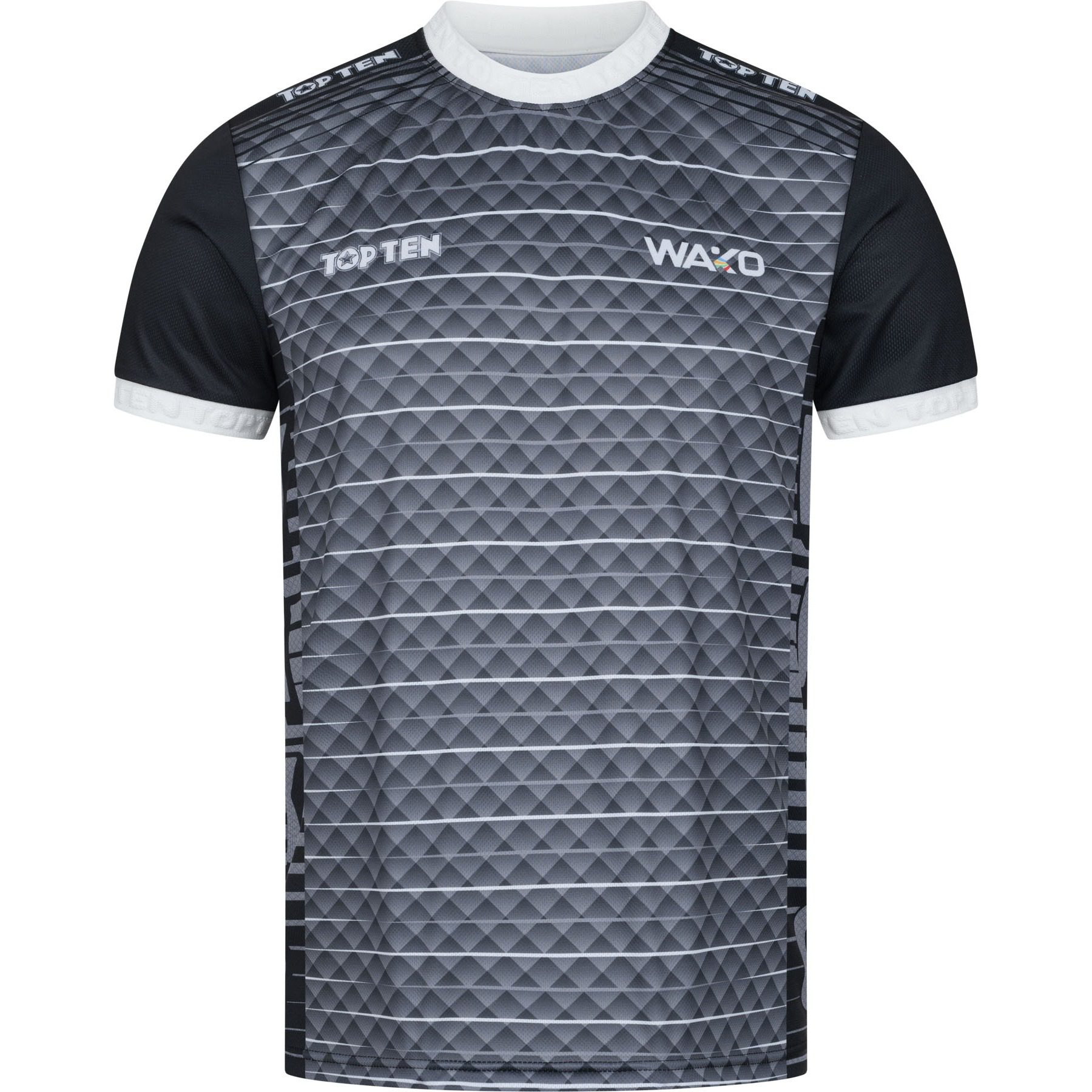 TOP TEN T-Shirt - WAKO - Schwarz