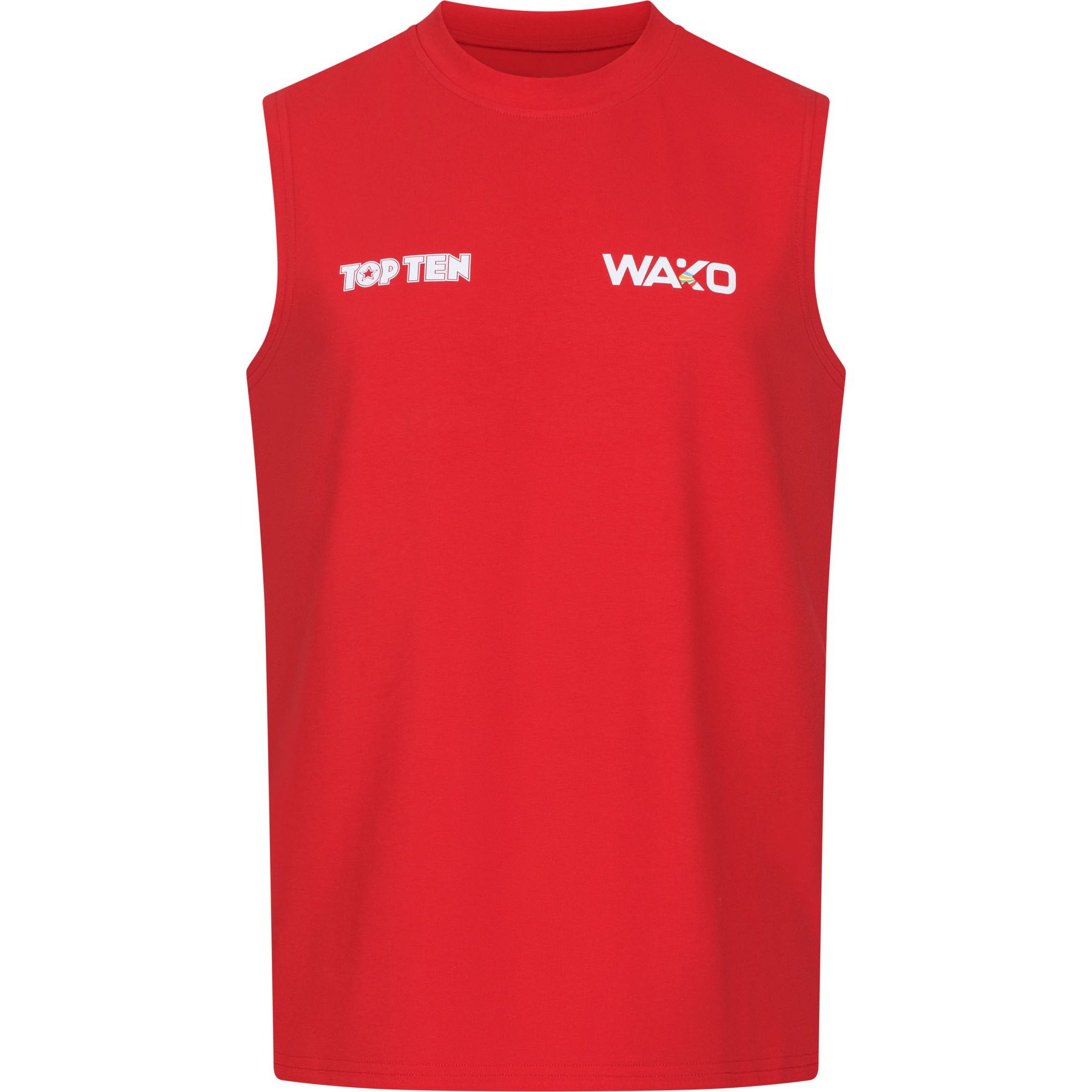 TOP TEN T-Shirt - WAKO Kick Light basic - Rot TOP TEN T-Shirt - WAKO Kick Light basic - Rot