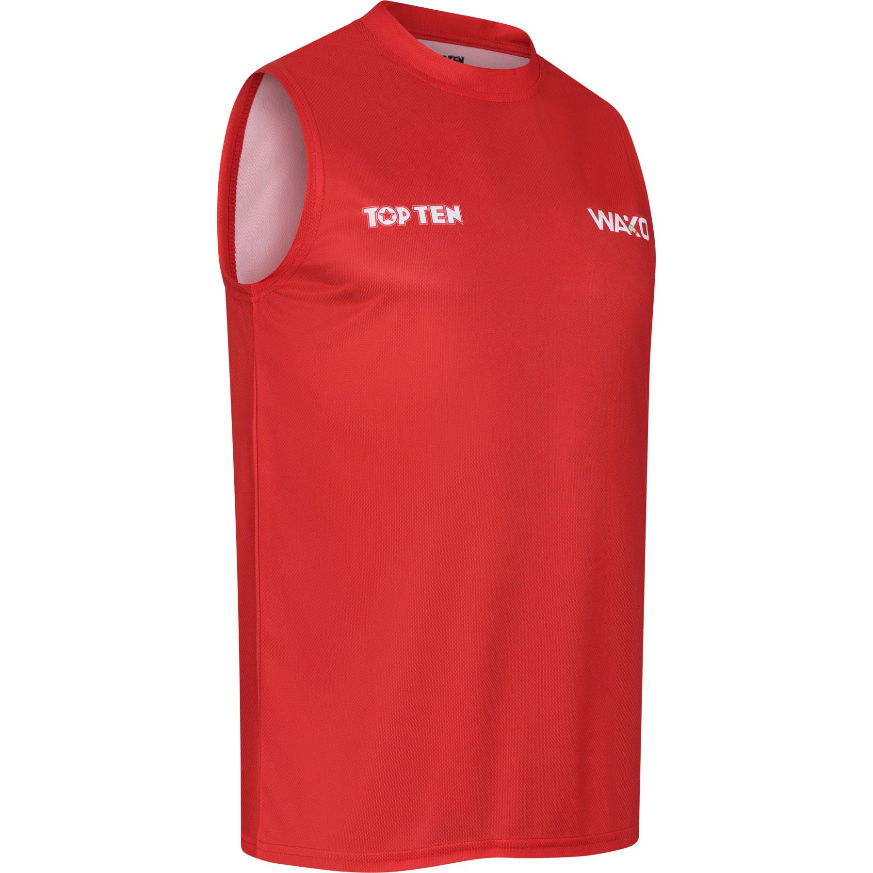 TOP TEN T-Shirt - WAKO Kick Light - Rot TOP TEN T-Shirt - WAKO Kick Light - Rot
