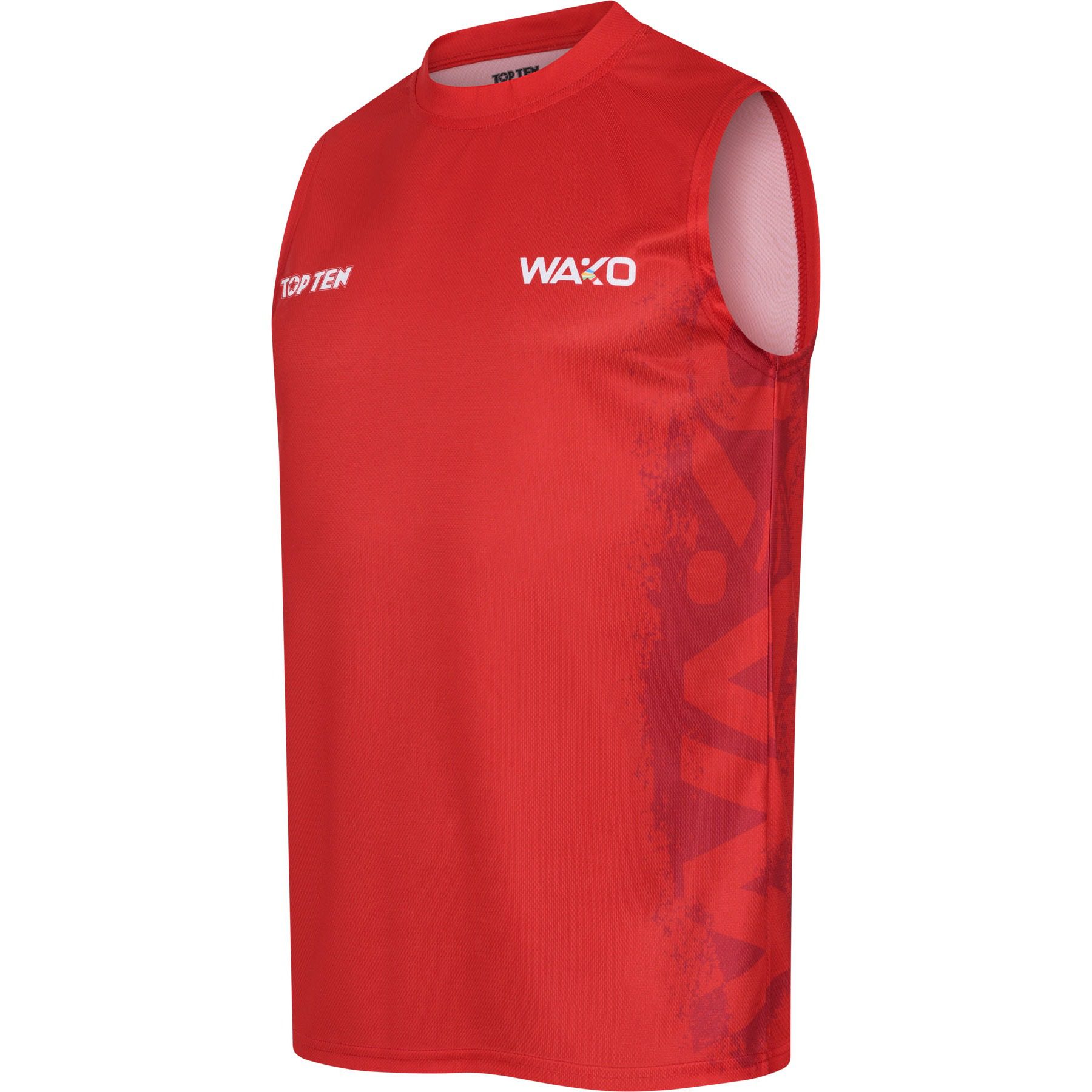 TOP TEN T-Shirt - WAKO Kick Light - Rot TOP TEN T-Shirt - WAKO Kick Light - Rot