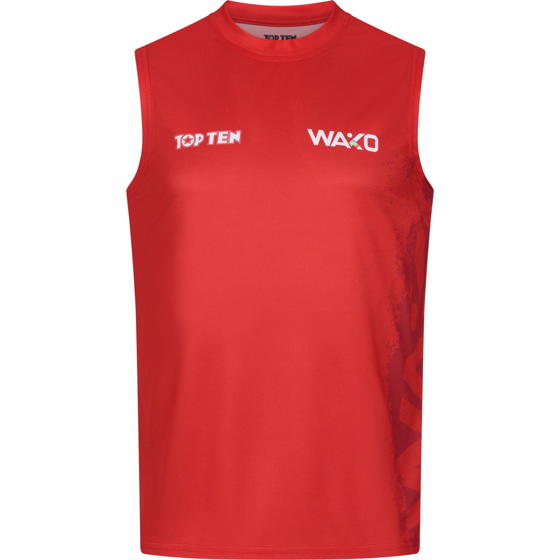TOP TEN T-Shirt - WAKO Kick Light - Rot