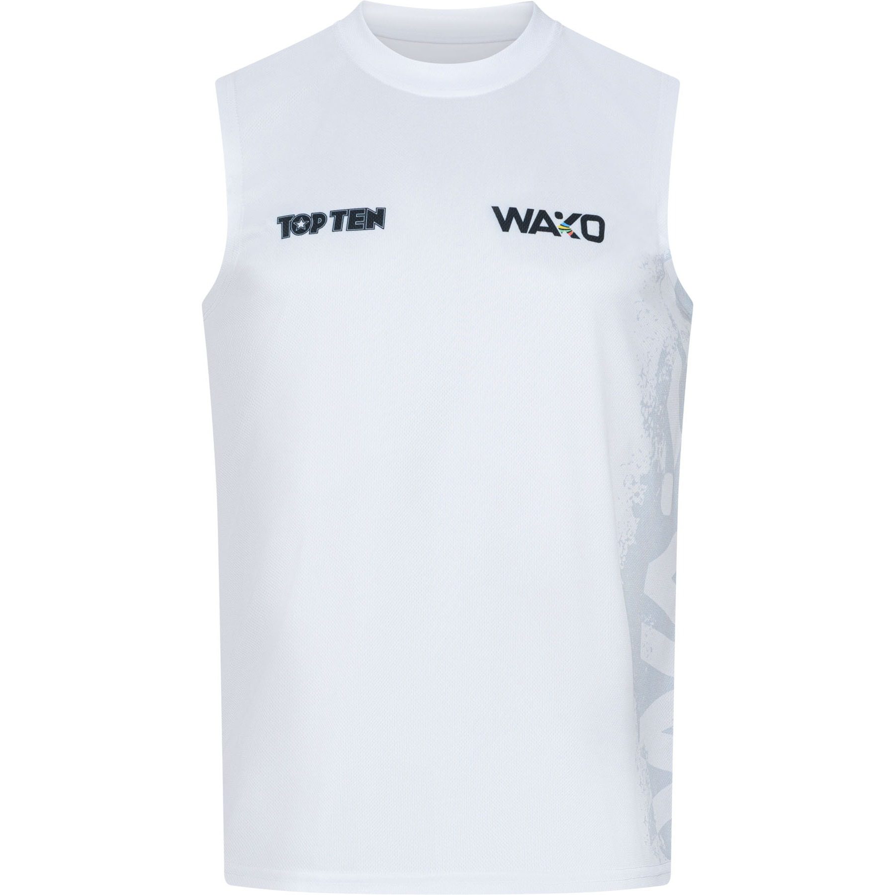 TOP TEN T-Shirt - WAKO Kick Light - Weiß