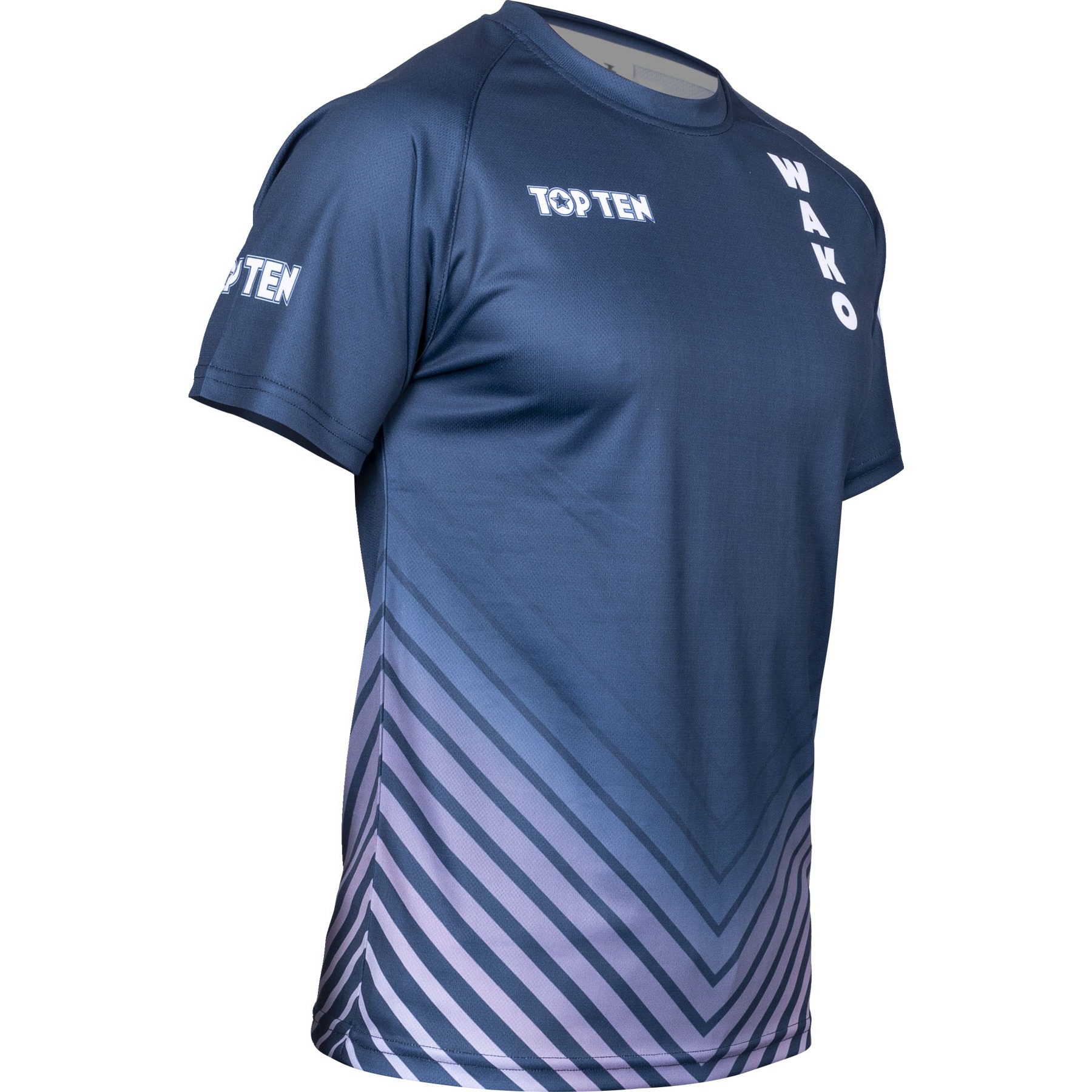 TOP TEN T-Shirt - WAKO Rail - Blau