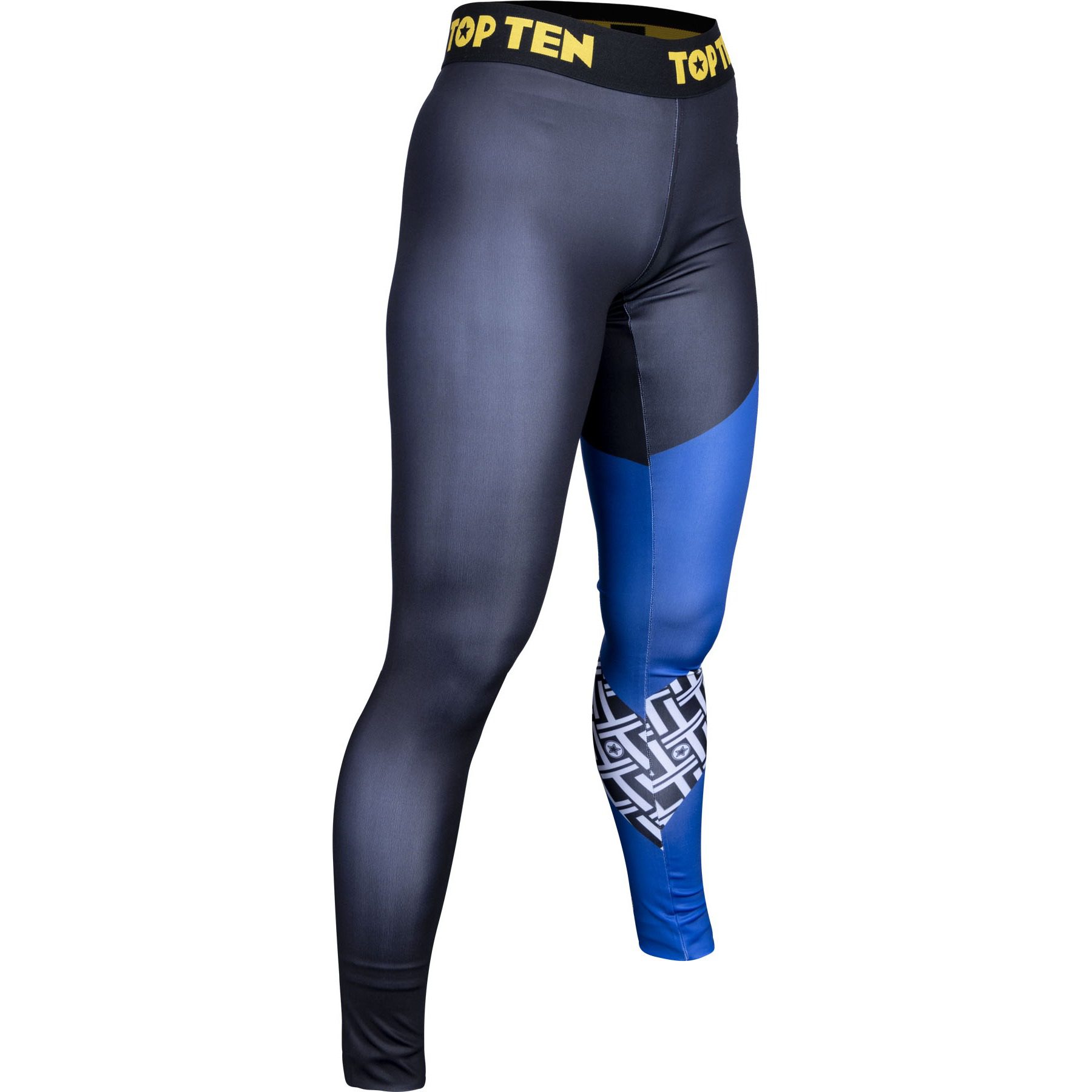 TOP TEN Sport-Leggings - WAKO Icon - Schwarz / Blau