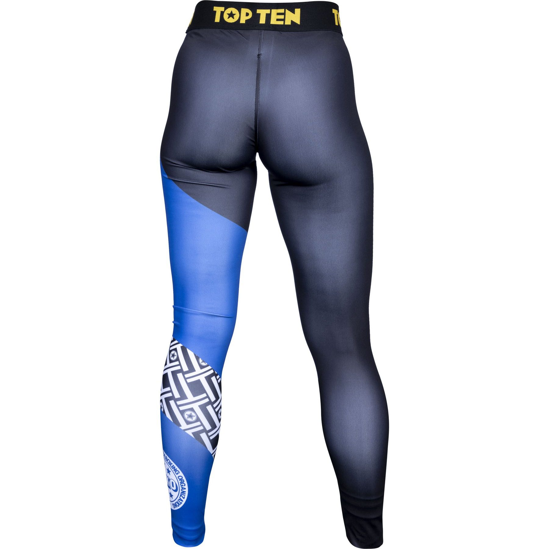TOP TEN Sport-Leggings - WAKO Icon - Schwarz / Blau TOP TEN Sport-Leggings - WAKO Icon - Schwarz / Blau