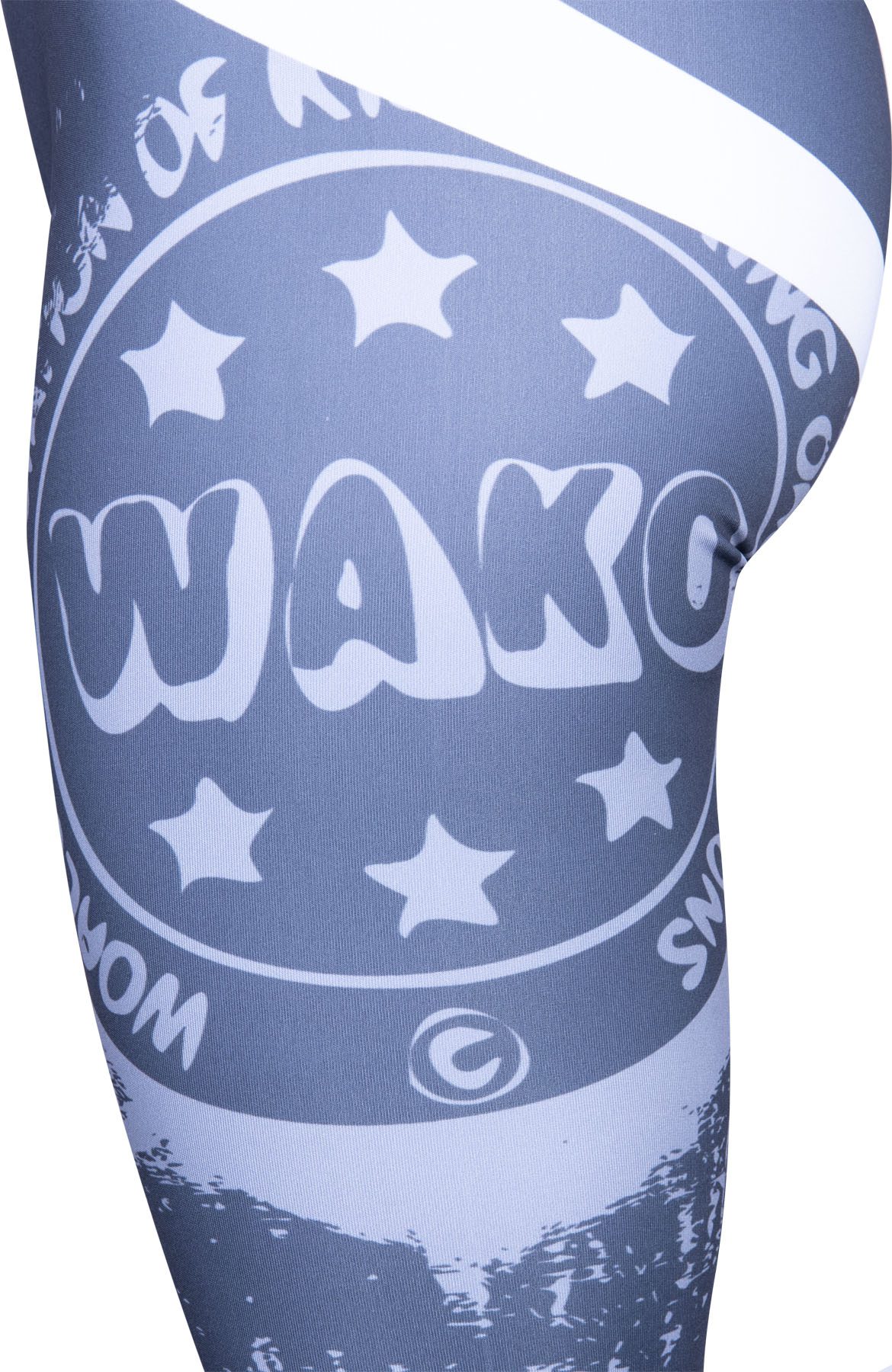 TOP TEN Sport-Leggings - WAKO Stretch - Weiß / Grau TOP TEN Sport-Leggings - WAKO Stretch - Weiß / Grau