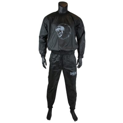 Super Pro Combat Gear Schwitzanzug - Sweat Suit S - Grau / Schwarz
