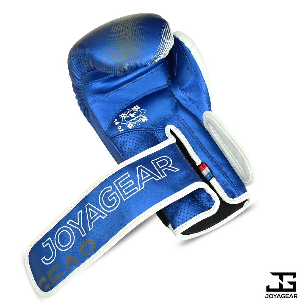 Joya Evolution Boxhandschuhe blau weiß Joya Evolution Boxhandschuhe blau weiß