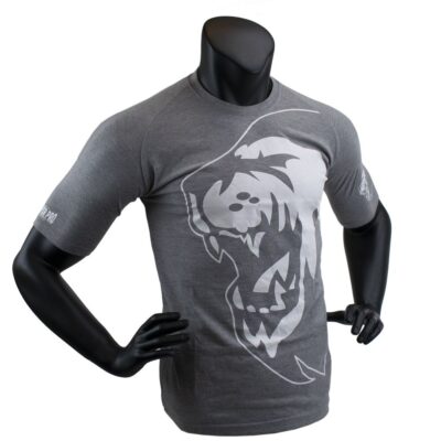 Super Pro Combat Gear T-Shirt - Lion Logo - Grau / Weiß