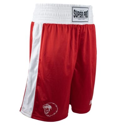 Super Pro Combat Gear Boxhose - Club - Rot / Weiß Super Pro Combat Gear Boxhose - Club - Rot / Weiß
