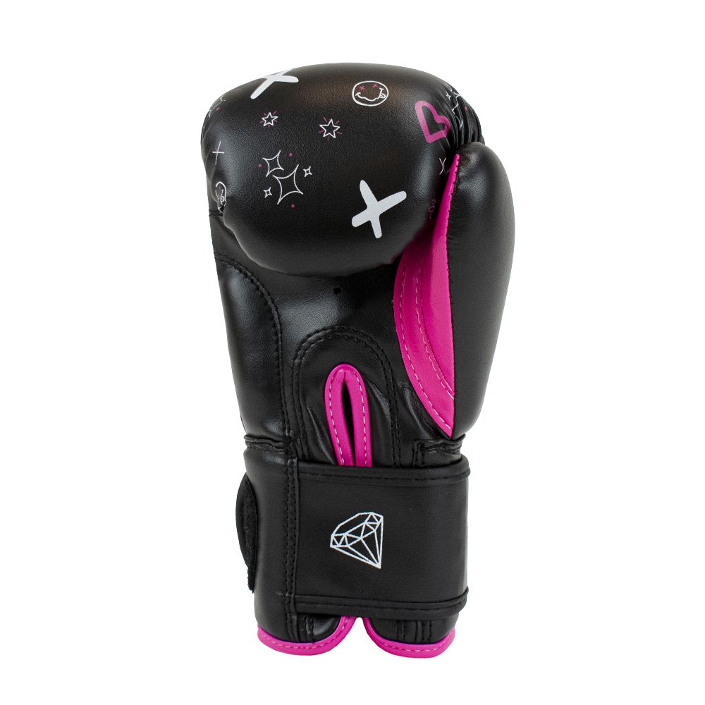 Super Pro Combat Gear Boxhandschuhe - Kinder Bear - Rosa / Schwarz / Weiß Super Pro Combat Gear Boxhandschuhe - Kinder Bear - Rosa / Schwarz / Weiß