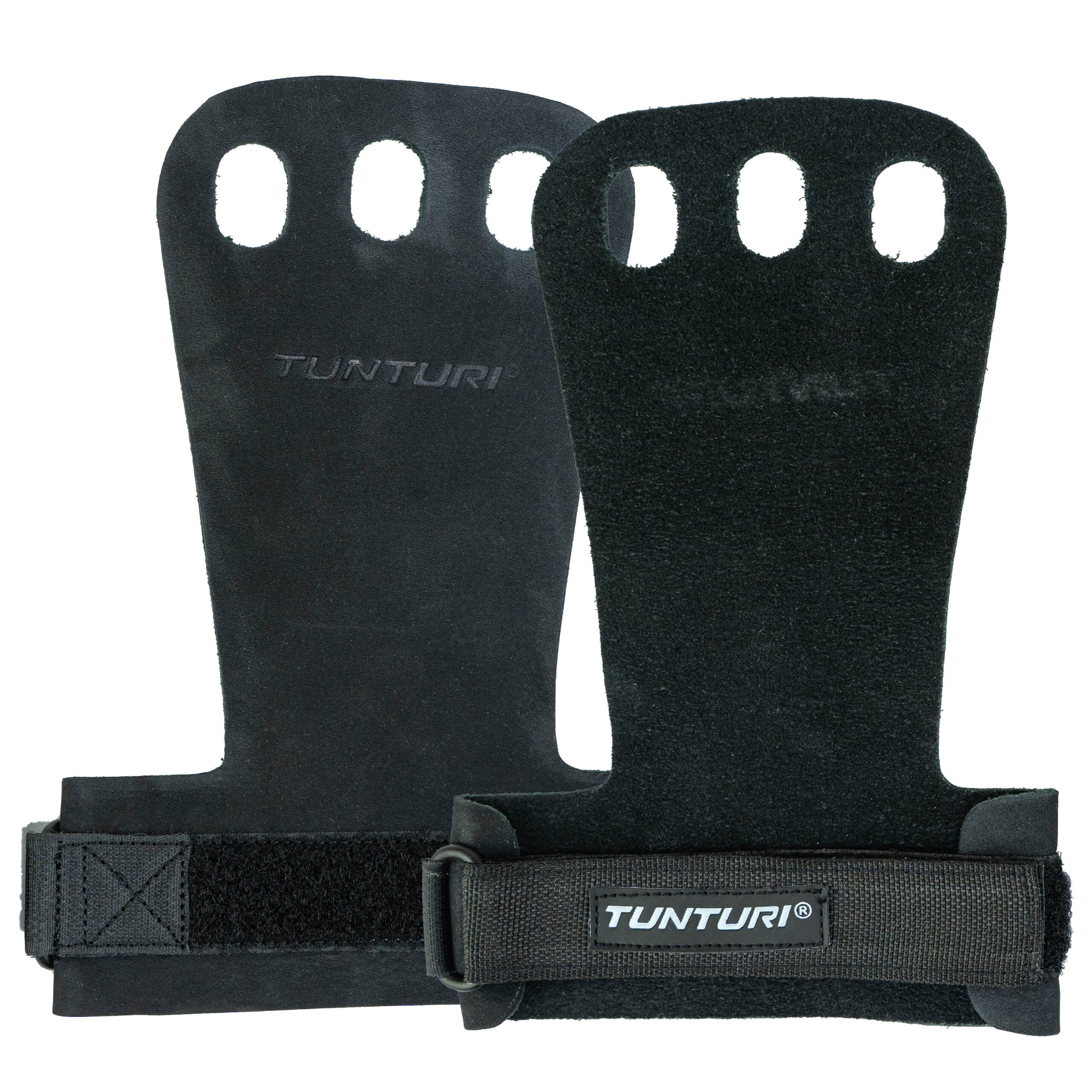 Tunturi - Fitnesshandschuhe Leder XS - Schwarz