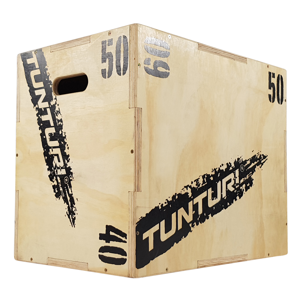 Tunturi Plyobox - Holz 40/50/60cm - Schwarz Tunturi Plyobox - Holz 40/50/60cm - Schwarz
