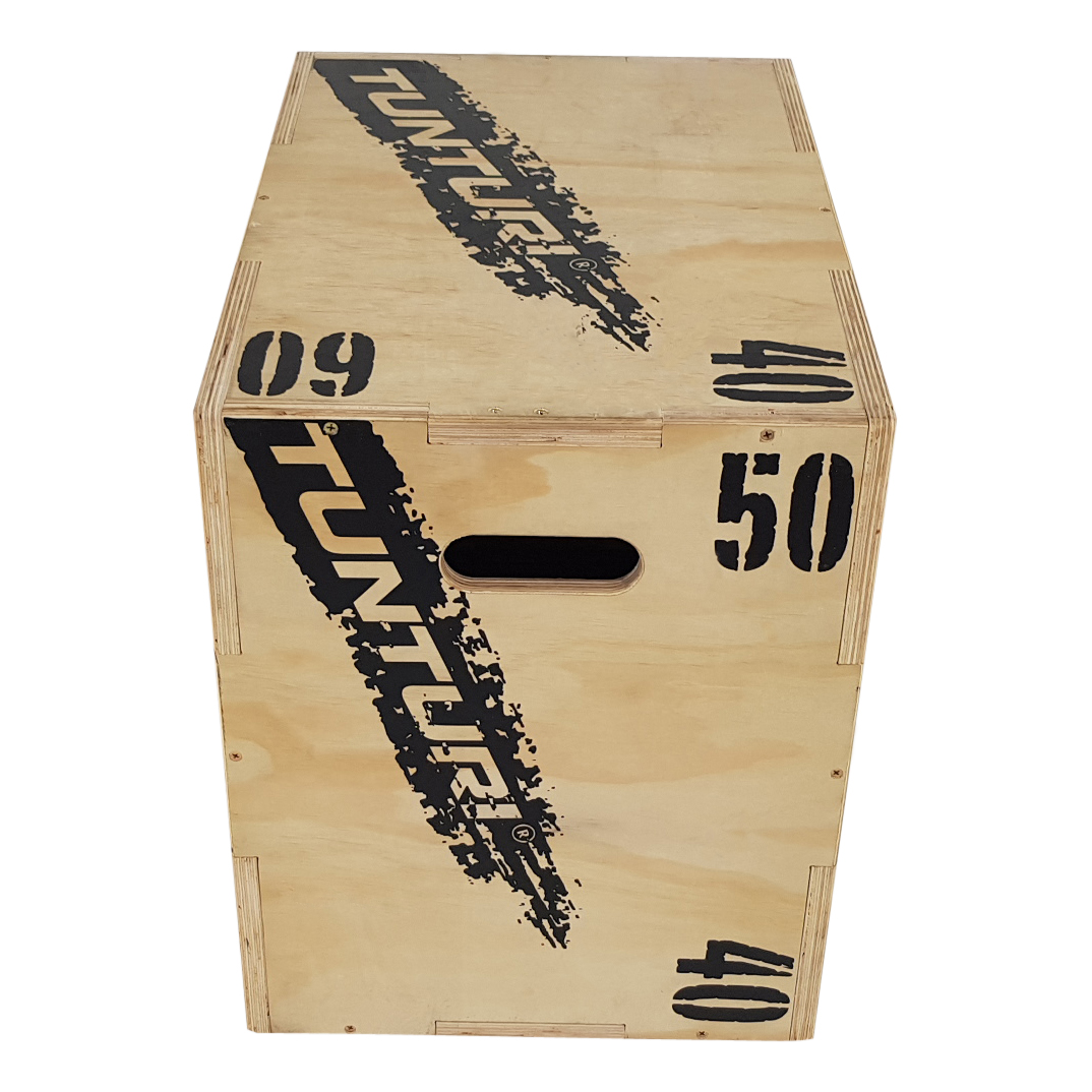 Tunturi Plyobox - Holz 40/50/60cm - Schwarz Tunturi Plyobox - Holz 40/50/60cm - Schwarz