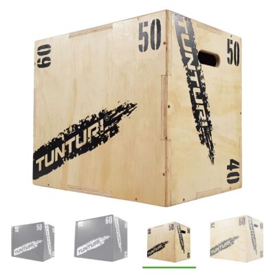 Tunturi Plyobox - Holz 40/50/60cm - Schwarz Tunturi Plyobox - Holz 40/50/60cm - Schwarz