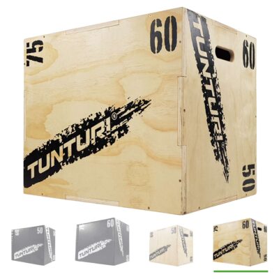Tunturi Plyobox - Holz 50/60/75cm - Schwarz Tunturi Plyobox - Holz 50/60/75cm - Schwarz